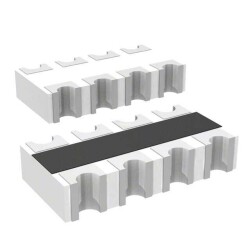 22 Ohm ±5% 62.5mW Power Per Element Isolated 4 Resistor Network/Array ±200ppm/°C 1206 (3216 Metric), Concave, Long Side Terminals - 1