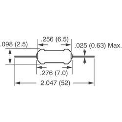 2.2 Ohms ±1% 0.6W Through Hole Resistor Axial Metal Film - Vishay Beyschlag Draloric BC Components (1)