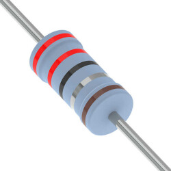 2.2 Ohms ±1% 0.5W, 1/2W Through Hole Resistor Axial Metal Film - 1