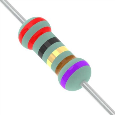 22 Ohms ±1% 1W Through Hole Resistor Axial Flame Retardant Coating, Safety Wirewound - 1