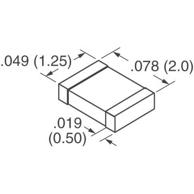 22 pF ±5% 50V Ceramic Capacitor C0G, NP0 0805 (2012 Metric) - 2