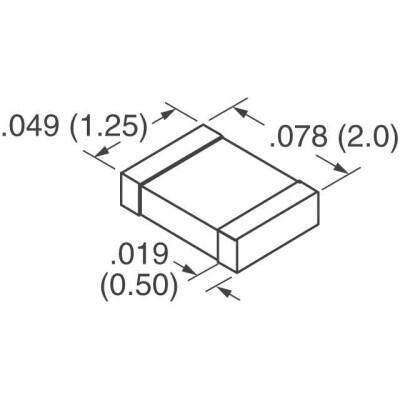 22 pF ±5% 50V Ceramic Capacitor C0G, NP0 0805 (2012 Metric) - 3