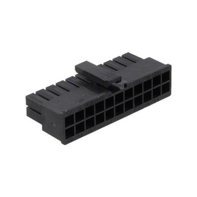 22 Rectangular Connectors - Housings Receptacle Black 0.118