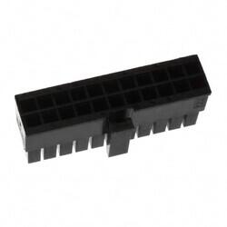 22 Rectangular Connectors - Housings Receptacle Black 0.118