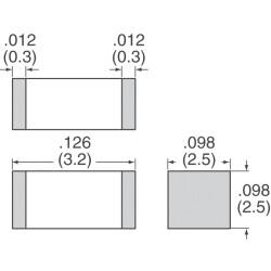 22 µF ±20% 25V Ceramic Capacitor X7R 1210 (3225 Metric) - 1