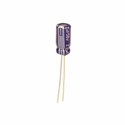 2.2 µF 50 V Aluminum Electrolytic Capacitors Radial, Can 2000 Hrs @ 85°C - 2