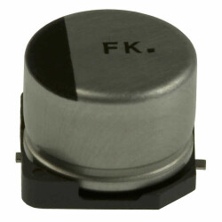 22 µF 100 V Aluminum Electrolytic Capacitors Radial, Can - SMD 2000 Hrs @ 105°C - Panasonic Electronic Components