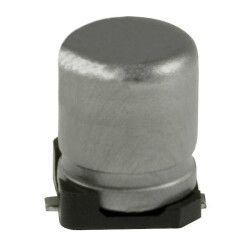 2.2 µF 35 V Aluminum Electrolytic Capacitors Radial, Can - SMD 2000 Hrs @ 105°C - Panasonic Electronic Components
