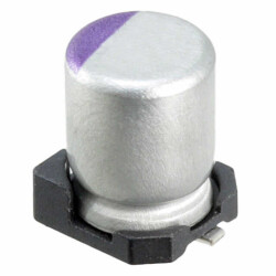 22 µF 6.3 V Aluminum - Polymer Capacitors Radial, Can - SMD 200mOhm 2000 Hrs @ 105°C - Panasonic Electronic Components