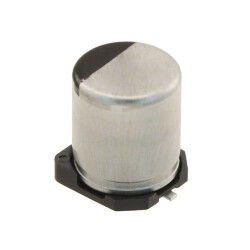 22 µF 63 V Aluminum - Polymer Capacitors Radial, Can - SMD 80mOhm 10000 Hrs @ 105°C - Panasonic Electronic Components