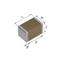 2.2 µF ±10% 35V Ceramic Capacitor X8L 0805 (2012 Metric) - TDK Corporation