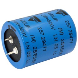 220 µF 450 V Aluminum Electrolytic Capacitors Radial, Can - Snap-In 820mOhm @ 100Hz 5000 Hrs @ 85°C - Vishay Beyschlag Draloric BC Components