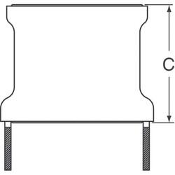 220 µH Unshielded Wirewound Inductor 5.5 A 62mOhm Max Radial, Vertical Cylinder - 3