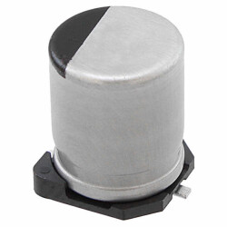 220 µF 50 V Aluminum Electrolytic Capacitors Radial, Can - SMD 180mOhm @ 100kHz 5000 Hrs @ 105°C - Panasonic Electronic Components