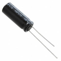 220 µF 50 V Aluminum Electrolytic Capacitors Radial, Can 9000 Hrs @ 105°C - Panasonic Electronic Components