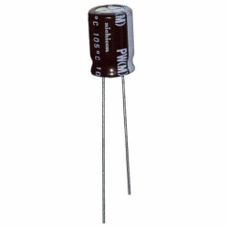 220 µF 25 V Aluminum Electrolytic Capacitors Radial, Can 3000 Hrs @ 105°C - Nichicon
