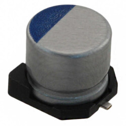 220 µF 6.3 V Aluminum - Polymer Capacitors Radial, Can - SMD 20mOhm 5000 Hrs @ 105°C - Nichicon