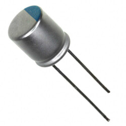 2200 µF 16 V Aluminum - Polymer Capacitors Radial, Can 8mOhm 20000 Hrs @ 105°C - Chemi-Con