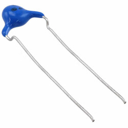 2200 pF ±20% 440VAC Ceramic Capacitor Y5V (F) Radial, Disc - KEMET (1)