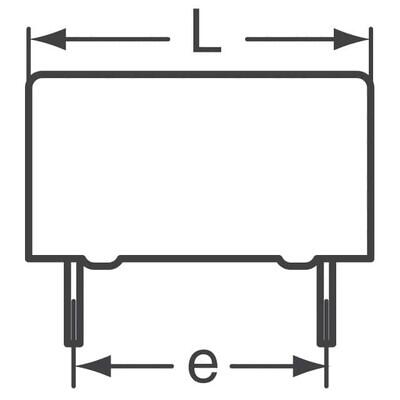 2200 pF Film Kapasitör / Kondansatör 700V 2000V (2kV) Polypropylene (PP), Metallized Radial - 2