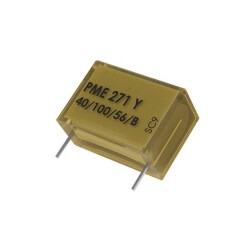 2200 pF Film Capacitor 250V 1000V (1kV) Paper, Metallized Radial - KEMET