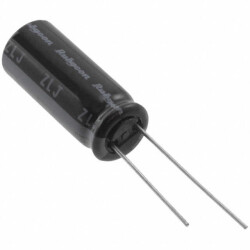 2200 µF 10 V Aluminum Electrolytic Capacitors Radial, Can 10000 Hrs @ 105°C - Rubycon
