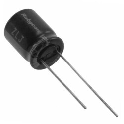 2200 µF 10 V Aluminum Electrolytic Capacitors Radial, Can 10000 Hrs @ 105°C - Rubycon (1)