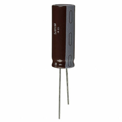 2200 µF 25 V Aluminum Electrolytic Capacitors Radial, Can 10000 Hrs @ 105°C - Chemi-Con