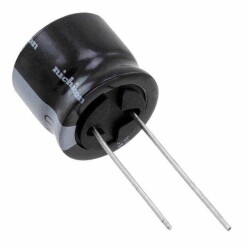 2200 µF 25 V Aluminum Electrolytic Capacitors Radial, Can 2000 Hrs @ 85°C - Nichicon