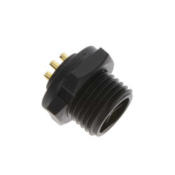 4 Position Circular Connector Receptacle, Male Pins Solder Cup - Chogori Technologies Inc.