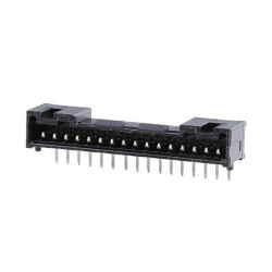 Connector Header Through Hole, Right Angle 16 position 0.049