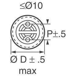 2200µF 16V Alüminyum Elektrolitik Kapasitör / Kondansatör Radyal, Can 2000 Saat @ 85°C - 4