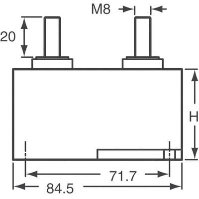 22µF Film Capacitor 1900V (1.9kV) Polypropylene (PP), Metallized Radial, Can - 2