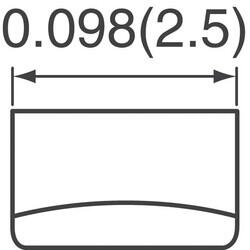 2.2µH Unshielded Wirewound Inductor 1.6A 78mOhm Max 1210 (3225 Metric) - 3