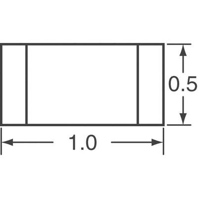 2.2nH Unshielded Thick Film Inductor 220mA 300mOhm Max 0402 (1005 Metric) - 2