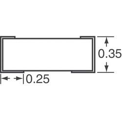 2.2nH Unshielded Thick Film Inductor 220mA 300mOhm Max 0402 (1005 Metric) - 3
