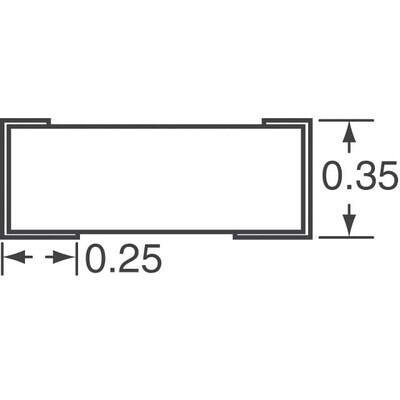 2.2nH Unshielded Thick Film Inductor 220mA 300mOhm Max 0402 (1005 Metric) - 3
