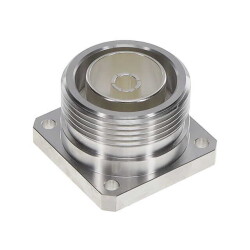 7/16 DIN Connector Jack, Female Socket 50 Ohms Panel Mount Solder - Huber+Suhner, Inc.