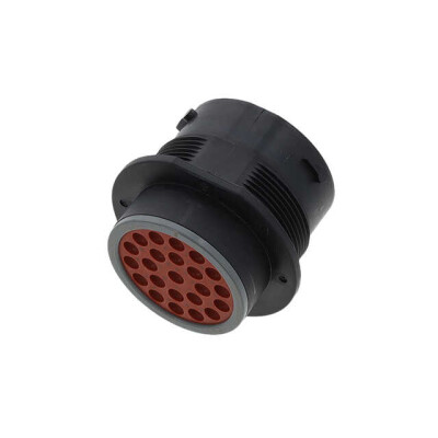 23 Position Circular Connector Receptacle Housing Panel Mount Dust Cap - 1