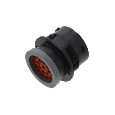 23 Position Circular Connector Receptacle Housing Panel Mount Dust Cap - 2