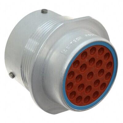 23 Position Circular Connector Receptacle Housing Panel Mount - - 1