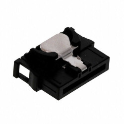 50 Position Card Edge Connector Housing Black 0.024