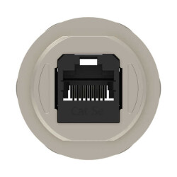 Modular Coupler Connector Jack, 8p8c (RJ45) To Jack, 8p8c (RJ45) Cat5e Shielded - 3