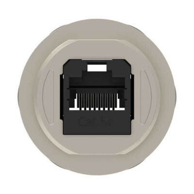 Modular Coupler Connector Jack, 8p8c (RJ45) To Jack, 8p8c (RJ45) Cat5e Shielded - 3