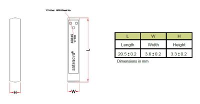 2.4 GHz Mica, SMD WiFi Antenna - 3