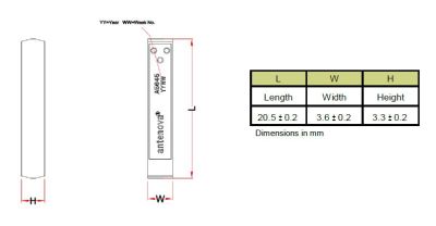 2.4 GHz Mica SMD WiFi Anten - 3