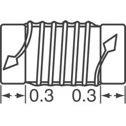 24 nH Unshielded Wirewound Inductor 500 mA 210mOhm Max 0603 (1608 Metric) - Murata Electronics (1)