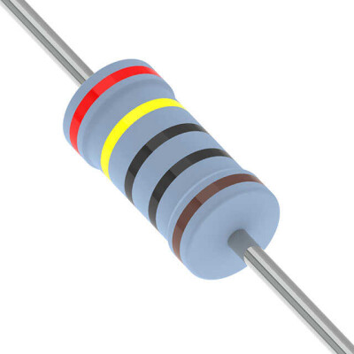 240 Ohms ±1% 0.25W, 1/4W Through Hole Resistor Axial Metal Film - 1