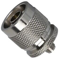 Adapter Coaxial Connector N Plug, Male Pin To SMA Jack, Female Socket 50Ohm - Amphenol RF