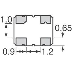 24.576MHz XO (Standard) CMOS Oscillator 1.8V Enable/Disable 4-SMD, No Lead - 4